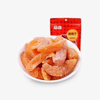 晶莹黄桃干免抠