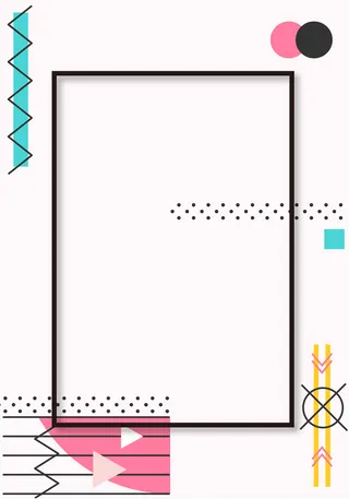 矢量创意简约几何海报时尚促销高清