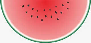 卡通西瓜夏天免抠