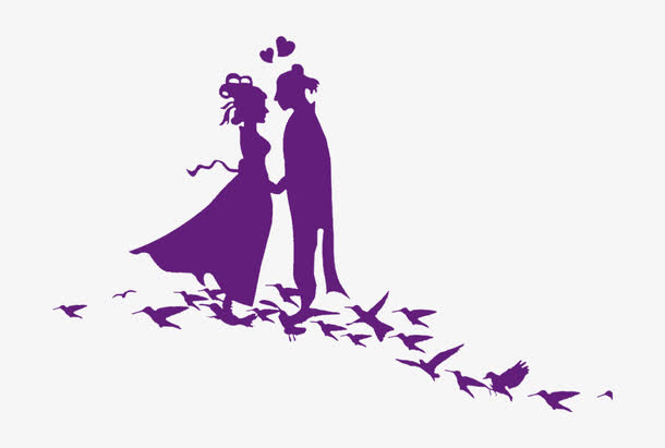 紫色的牛郎织女免抠