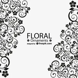 欧式古典线条花纹矢量素材免费下免抠