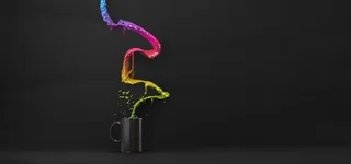 七彩油漆简约背景高清