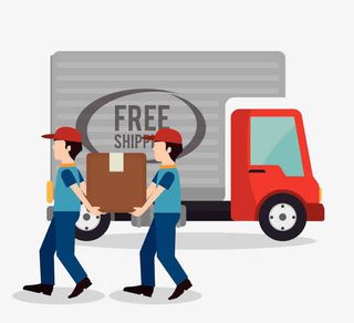 搬运货物的人员免抠