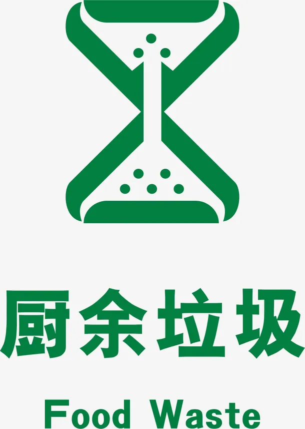 国家标准生活垃圾分类标识免抠图标元素
