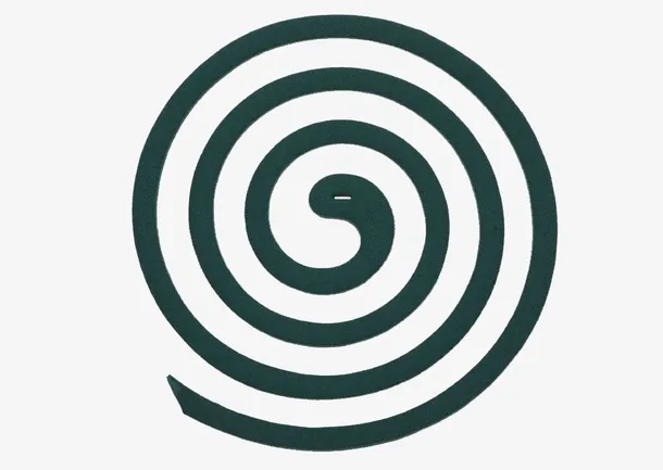 绿色蚊香图片免抠