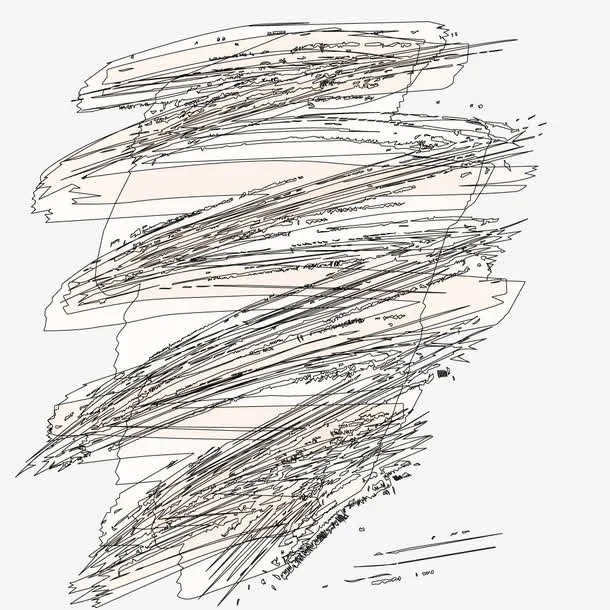 矢量艺术涂抹画笔免抠