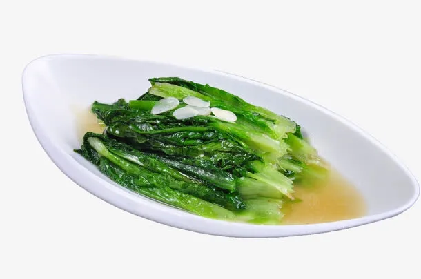 蒜茸油麦菜免抠