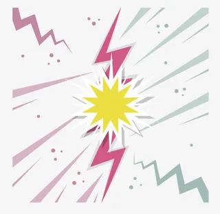 闪电效果对比免抠