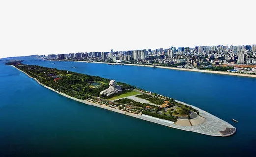 湖南长沙橘子洲头风景免抠