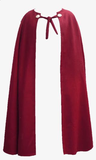 红色披肩斗篷素材免抠免抠