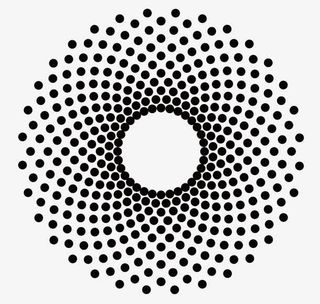 黑色圆形手绘的圆圈免抠