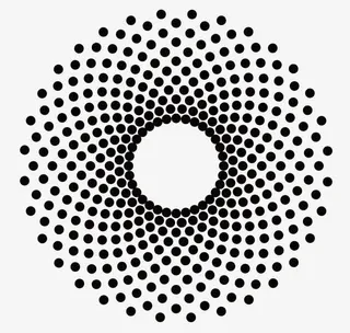 黑色圆形手绘的圆圈免抠