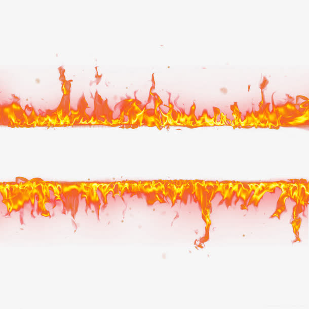高清合成熊熊燃烧的火焰免抠