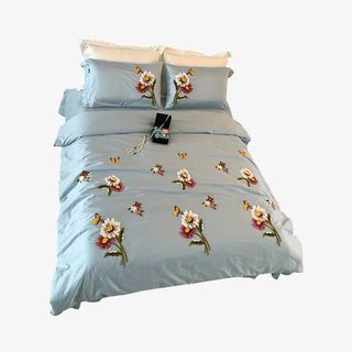 高档出口床上用品四件套免抠