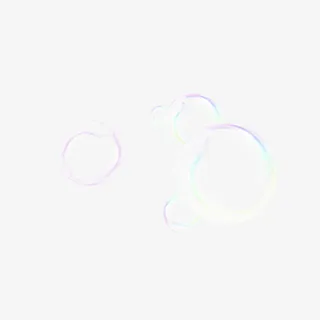 漂浮泡泡免抠