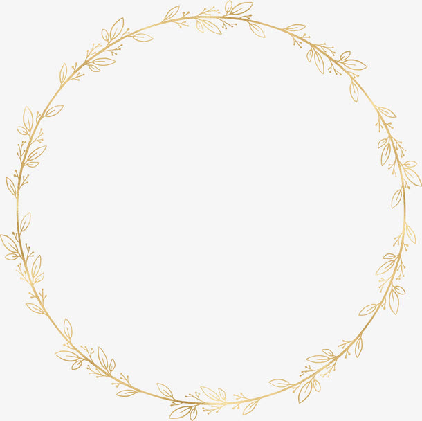 金色花环免抠