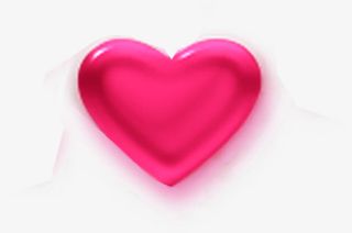 粉色唯美简单爱心免抠