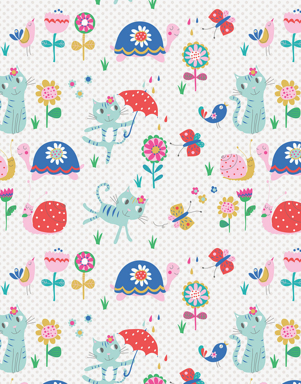 手绘卡通底纹背景