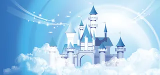 梦幻迪士尼城堡背景高清