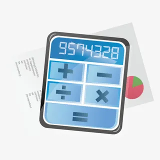 矢量科学计算器素材免抠