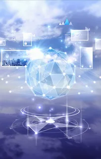 酷炫光点科技感平面广告高清