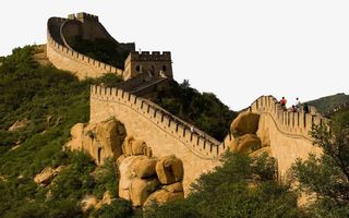 北京八达岭长城十三免抠