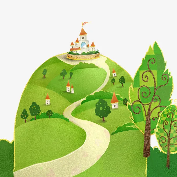 远处的城堡免抠