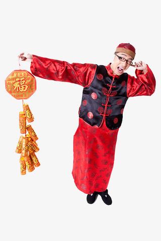 免扣小孩放烟花免抠