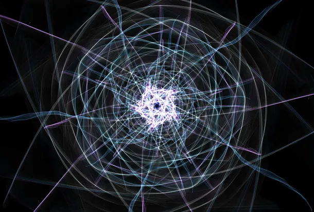 炫光科技花背景免抠