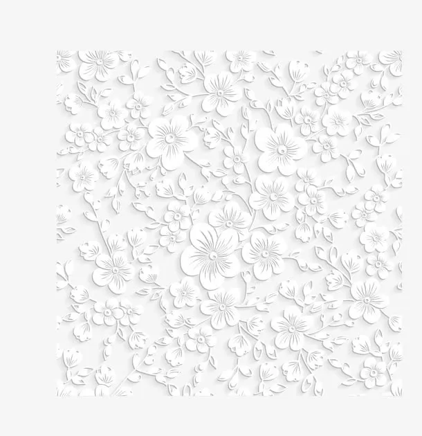 矢量3d立体效果花纹背景