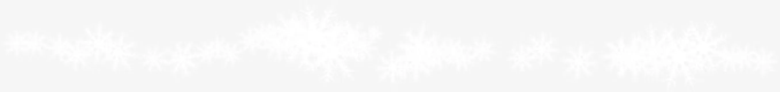 白色雪花框架免抠