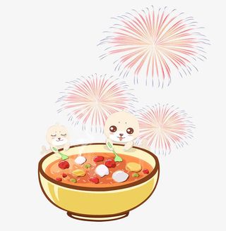 传统节日元宵节之卡通元宵免抠