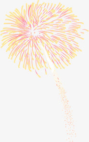 新年元旦跨年烟花免抠