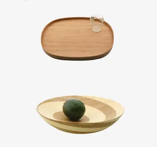 木头材质碗筷免抠