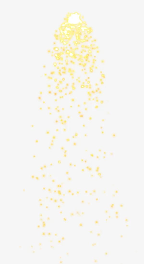 黄色荧光点免抠素材免抠