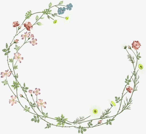 水彩鲜花免抠