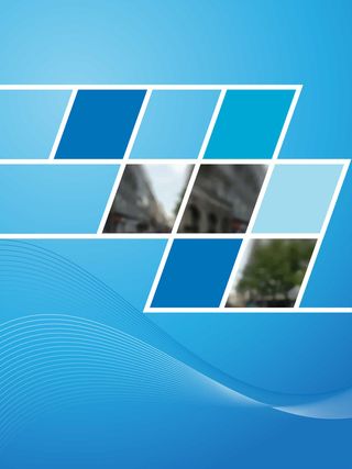 蓝色方格几何底纹商务背景高清