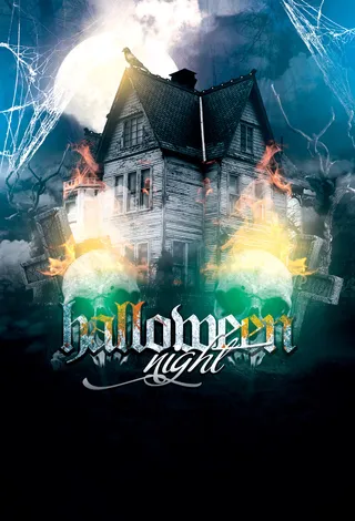 万圣节海报背景高清