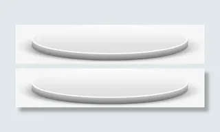 白色平台设计简约电商免抠