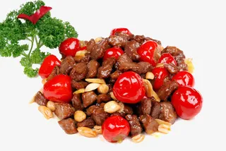 美味宫爆牛肉粒免抠