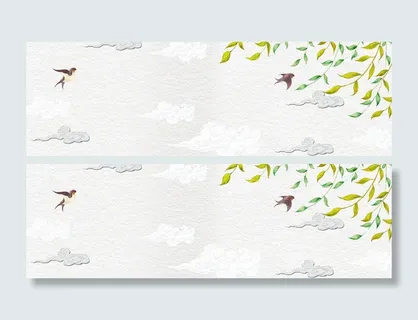 春天手绘绿叶小清新绿banner高清 春天手绘绿叶小清新绿banner高清