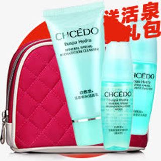 春天绿色化妆品包装礼物免抠