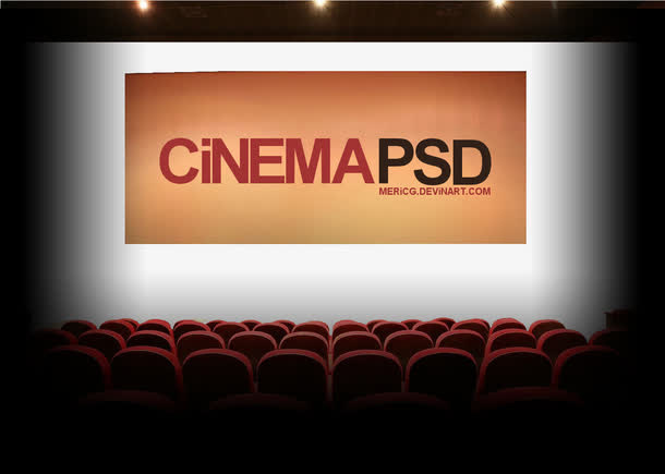 电影放映海报免抠