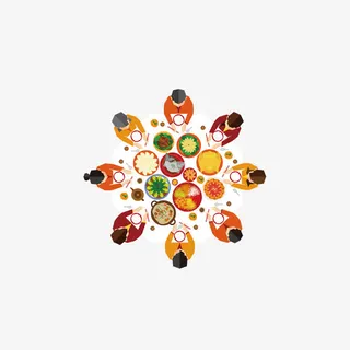 团圆饭免抠元素免抠