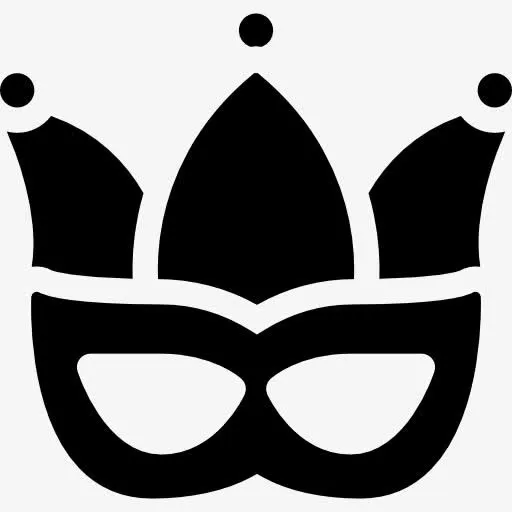 狂欢节面具图标免抠