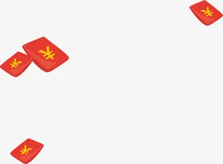 飘下红包免抠