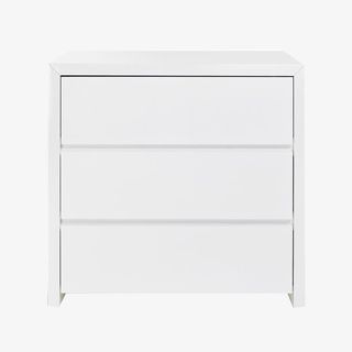 3d卡通手绘柜子白色床头柜免抠