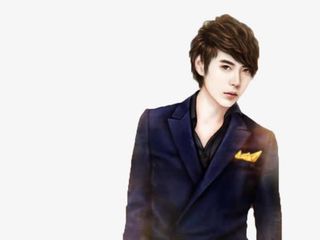 手绘小西服帅哥免抠