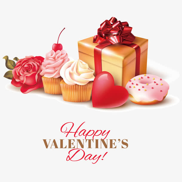 蛋糕礼品素材矢量免抠