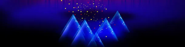淘宝炫酷蓝色背景banner